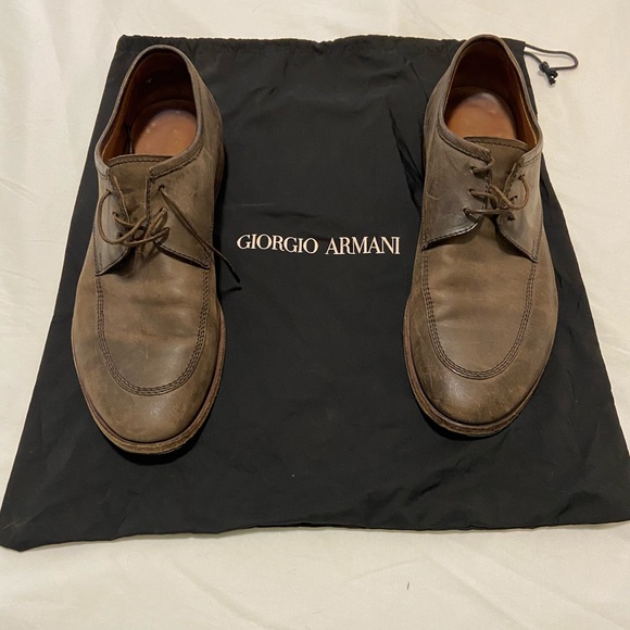 Giorgio Armani Brown Leather shoes - Picture 1 of 6